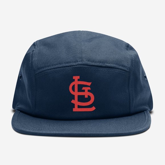 Other - NEW St Louis Cardinals STL Logo 5 Panel Camper Strapback Hat NAVY
